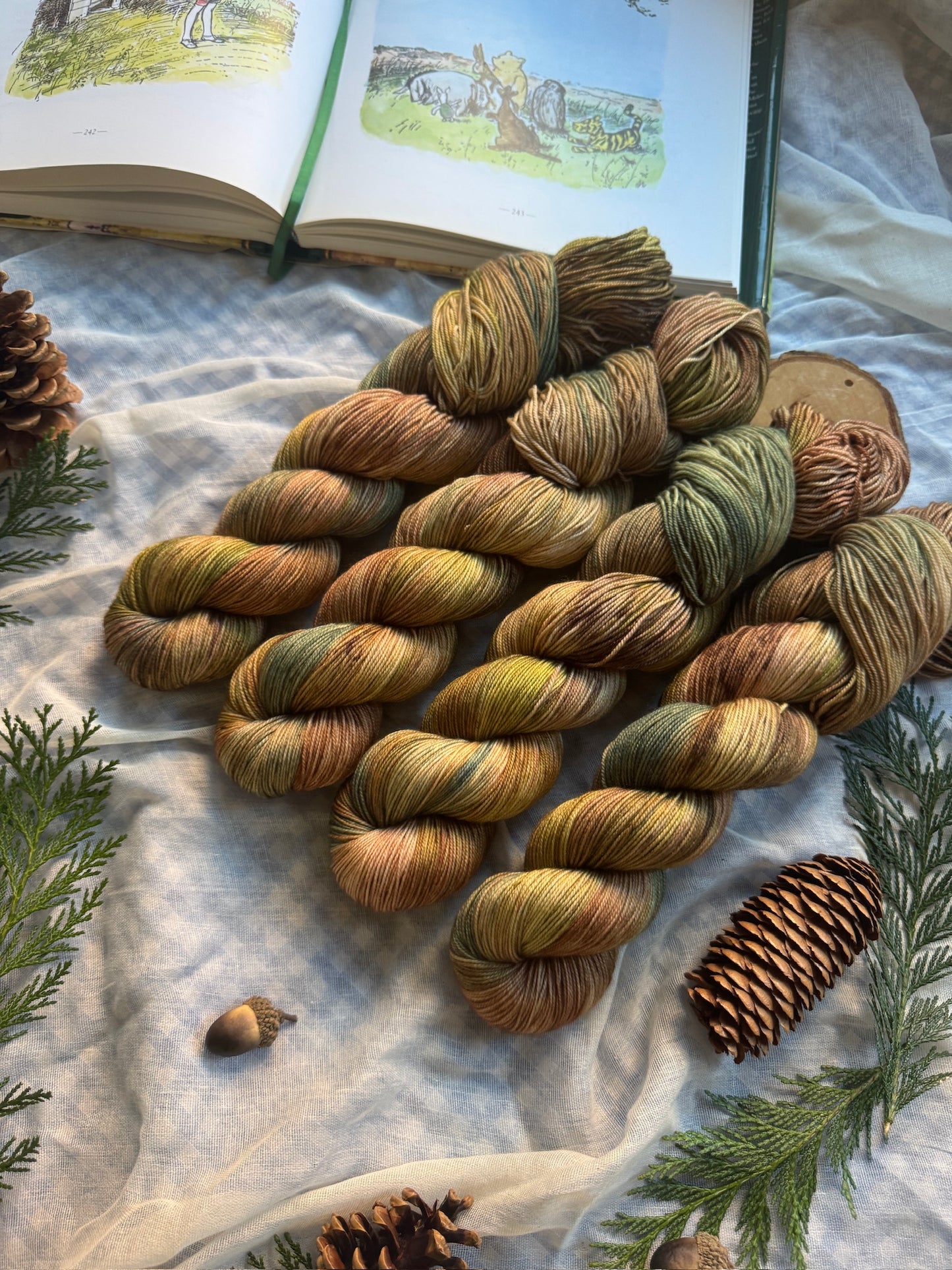Fir Cones - Winnie the Pooh - Dyed to Order 6-8 Weeks - NEW