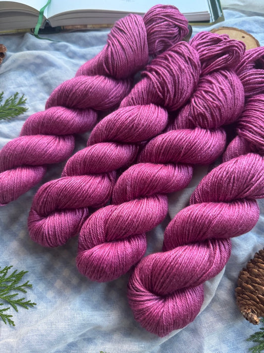 A Bear of very little brain - BFL Silk DK - Winnie the Pooh - Hand dyed yarn - Ready to Ship - NEW