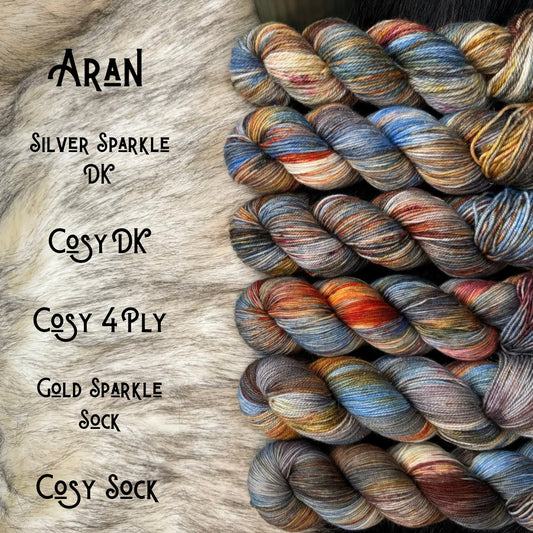 M25 - Good Omens Collection - Hand Dyed Yarn - Dyed to Order (6 weeks) - NEW