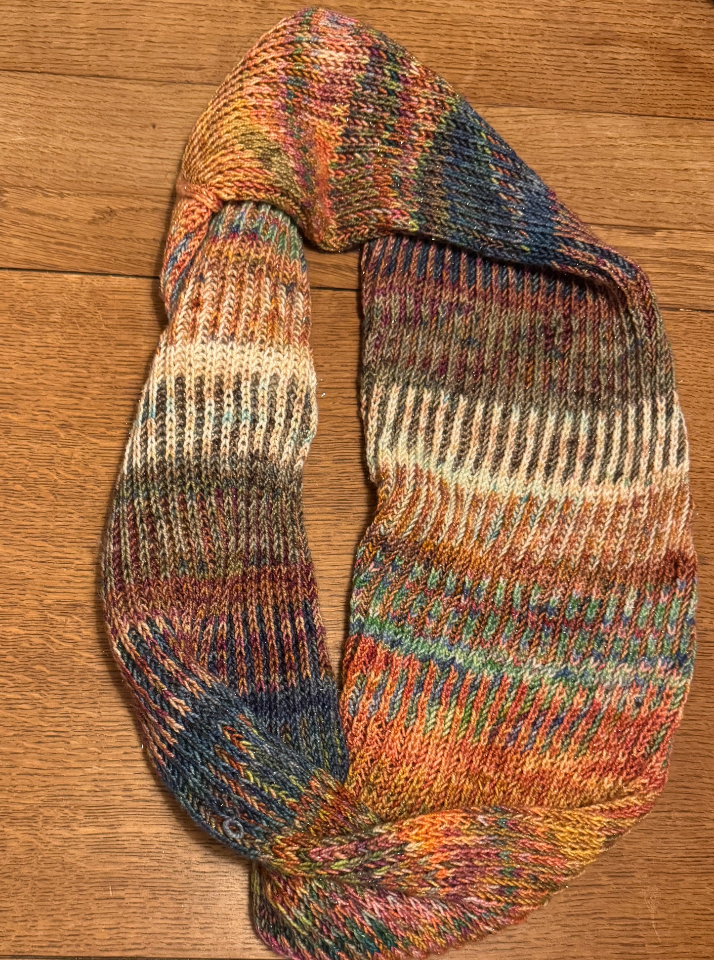 Brioche Cowl -  KNITTING Shawl Pattern - Intermediate - NEW