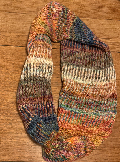 Brioche Cowl -  KNITTING Shawl Pattern - Intermediate - NEW