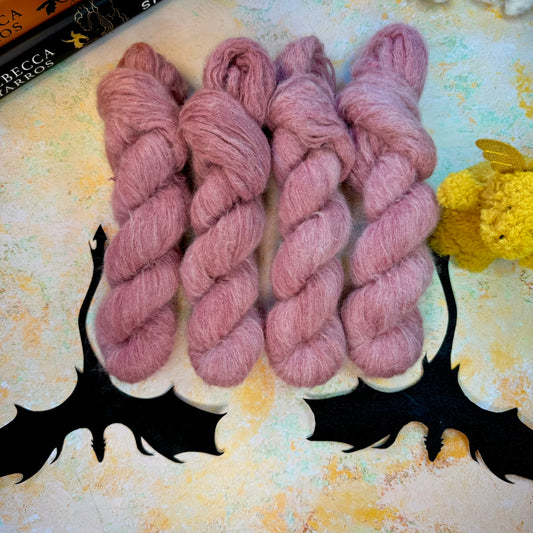 Red Swordtail Cosy 4 Ply - Fourth Wing - Hand Dyed Yarn - NEW