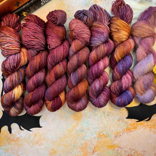 Fourth Wing, Flame Section, Second Squad - Fourth Wing - Hand Dyed Yarn - DYED TO ORDER - 6-8 Weeks - NEW