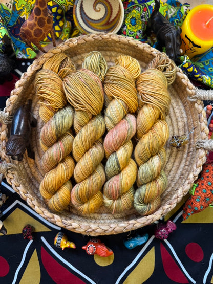 Everything the Light Touches - Lion King - Hand Dyed Yarn - DYED TO ORDER - 6-8 Weeks - NEW