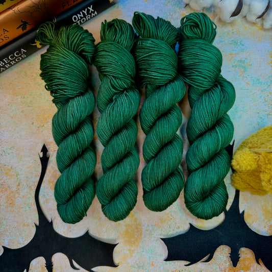 Green Clubtail Cosy DK - Fourth Wing - Hand Dyed Yarn - NEW