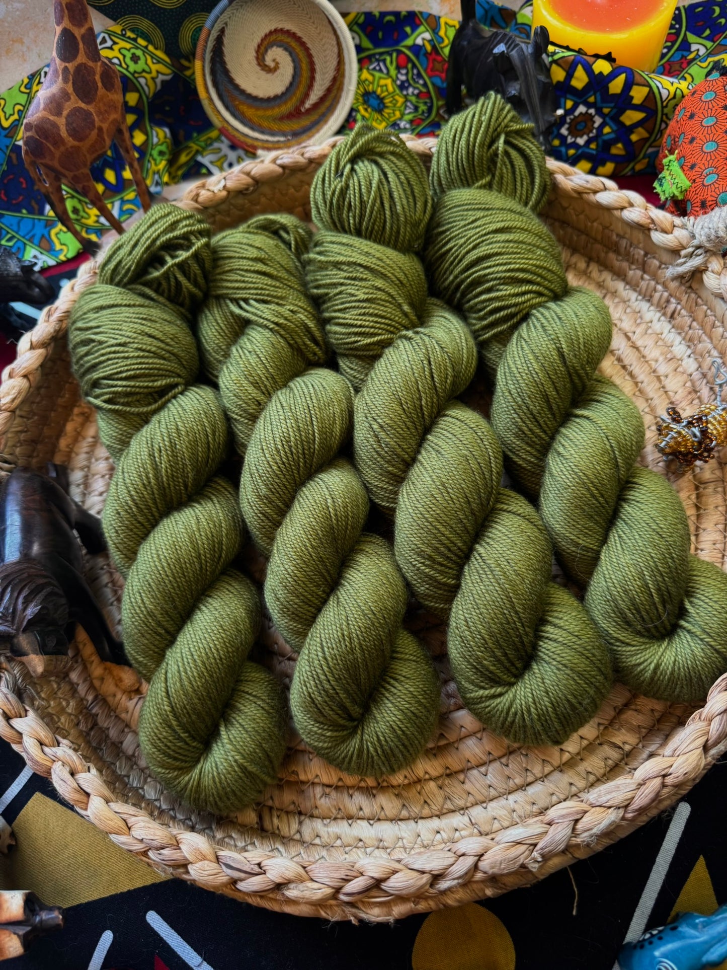 Slimy, yet Satisfying - Lion King - Hand Dyed Yarn - DYED TO ORDER - 6-8 Weeks - NEW