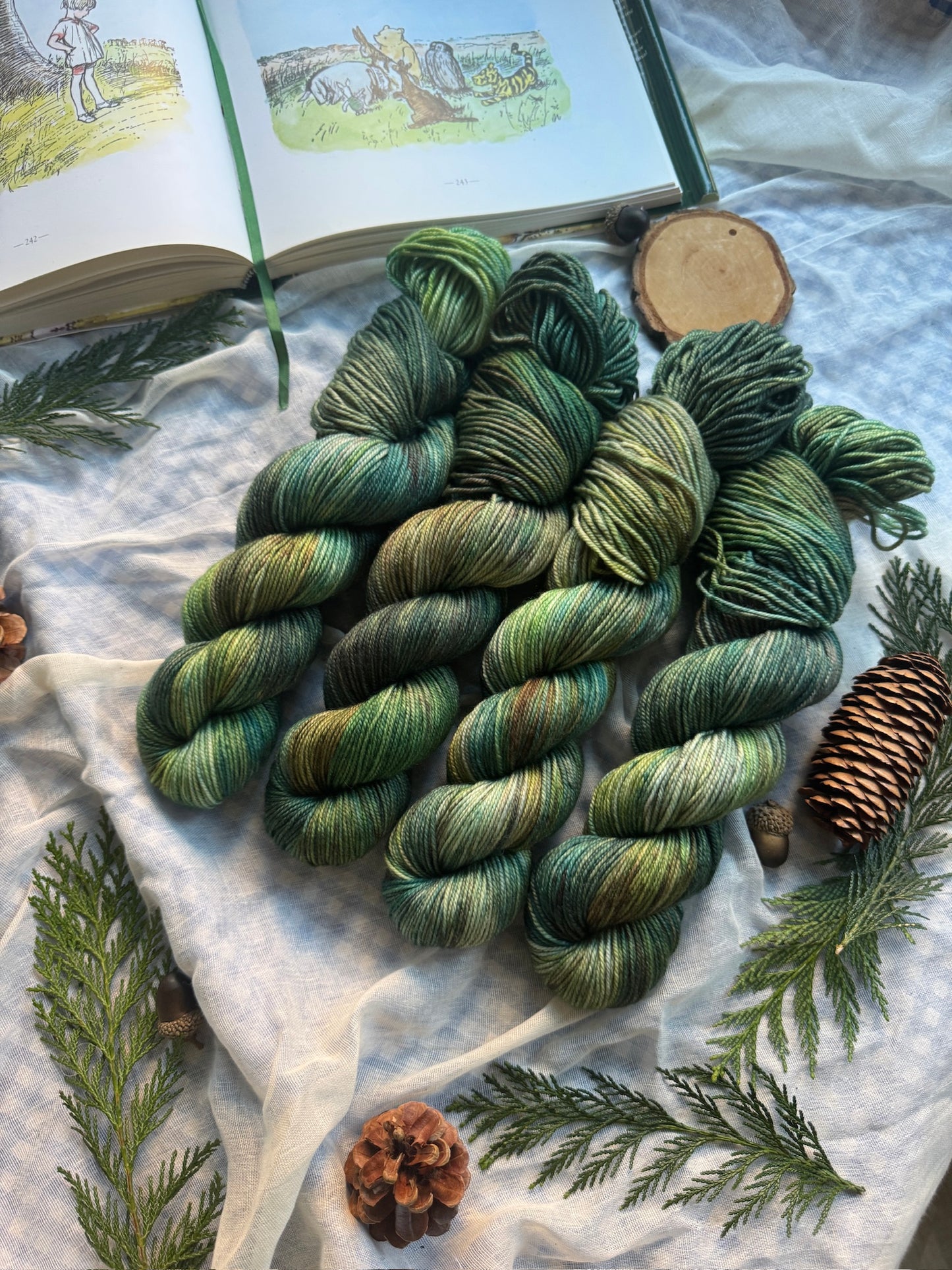 The Six Pine Trees - Winnie the Pooh - Dyed to Order 6-8 Weeks - NEW