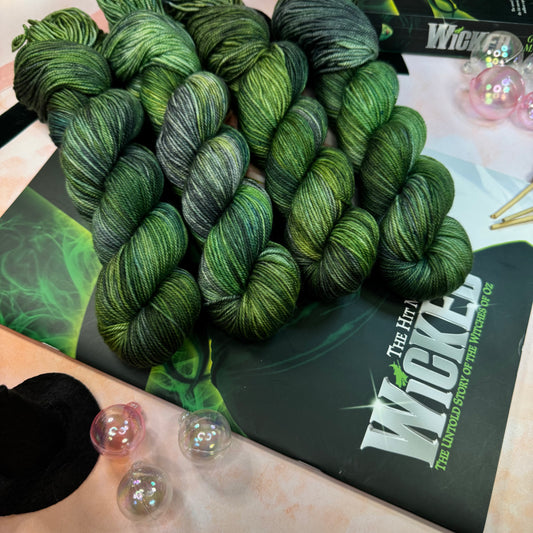 Elphaba - Cosy DK - Wicked Musicals Collection - Hand Dyed Yarn