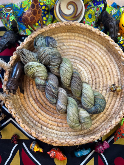 Stampede! In the Gorge! - Lion King - Hand Dyed Yarn - DYED TO ORDER - 6-8 Weeks - NEW
