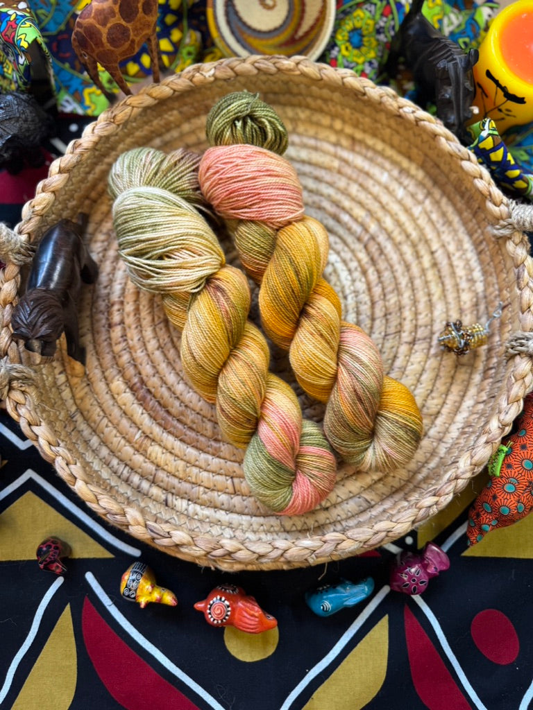 Everything the Light Touches - Lion King - Hand Dyed Yarn - DYED TO ORDER - 6-8 Weeks - NEW