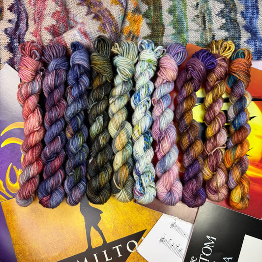 Musicals Collection - Cosy DK - Mini skeins x 10 - Hand Dyed Yarn