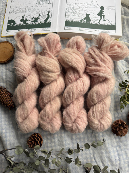 Trespassers Will - Alpaca Fluff DK - Winnie the Pooh - Hand dyed yarn - ready to ship - NEW