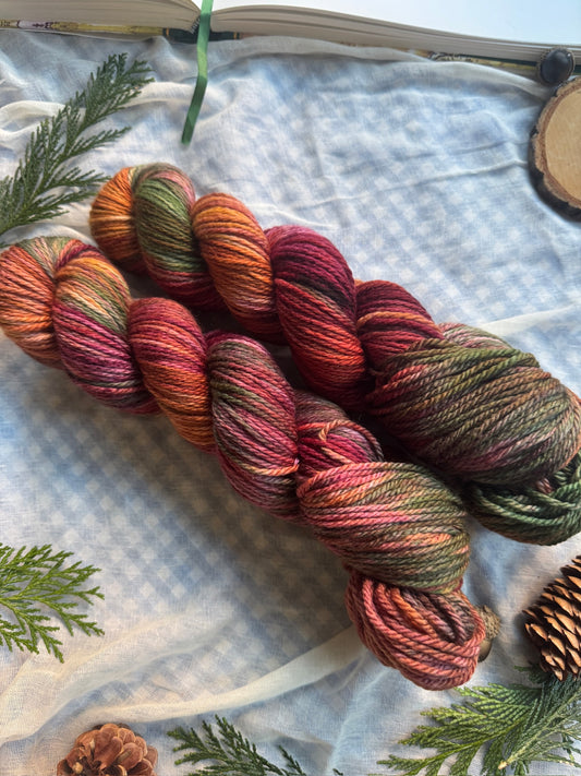 Honey Pots - Aran - hand dyed yarn - Winnie the Pooh - Ready to Ship - NEW