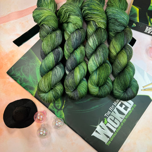 Elphaba - Cosy DK - Wicked Musicals Collection - Hand Dyed Yarn
