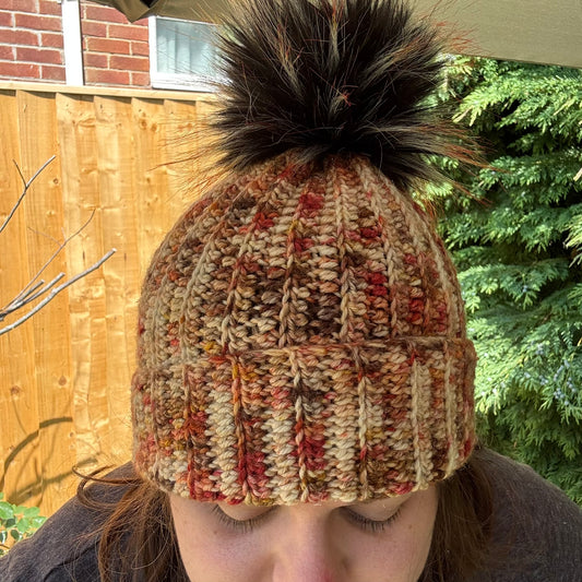 Narnia Sparkle Ribbed Hat - Crochet - SAMPLE SALE