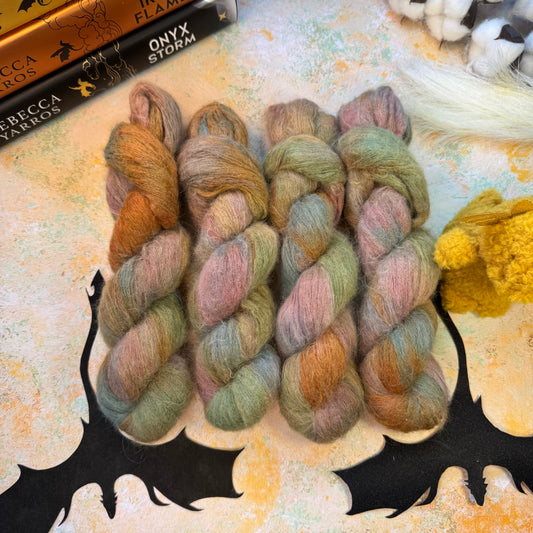 The Flight Field Cloud Fluff - Fourth Wing - Hand Dyed Yarn - NEW