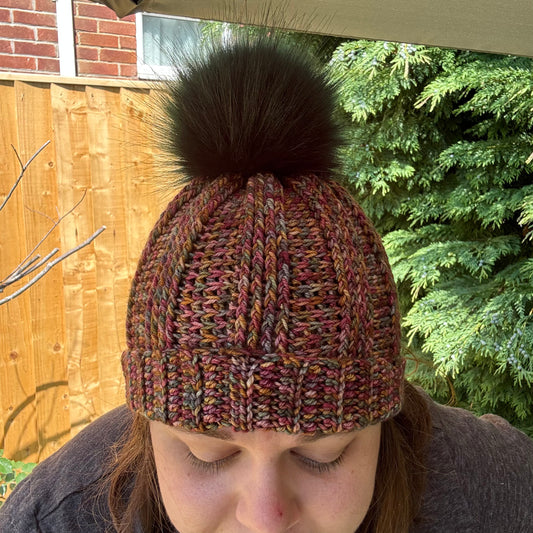 Traditional Christmas Lyra Hat - Crochet - SAMPLE SALE
