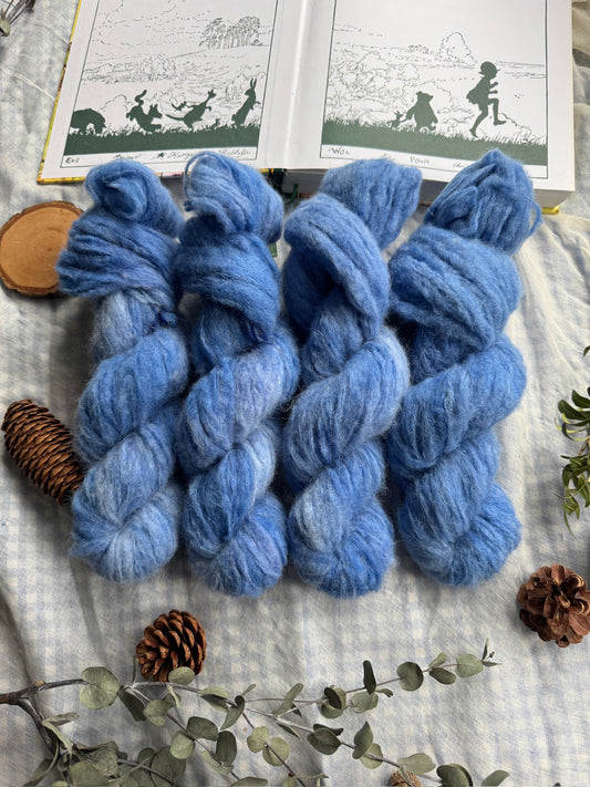 Heffalumps & Woozles - Alpaca Fluff DK -  Winnie the Pooh - hand dyed yarn - ready to ship - NEW