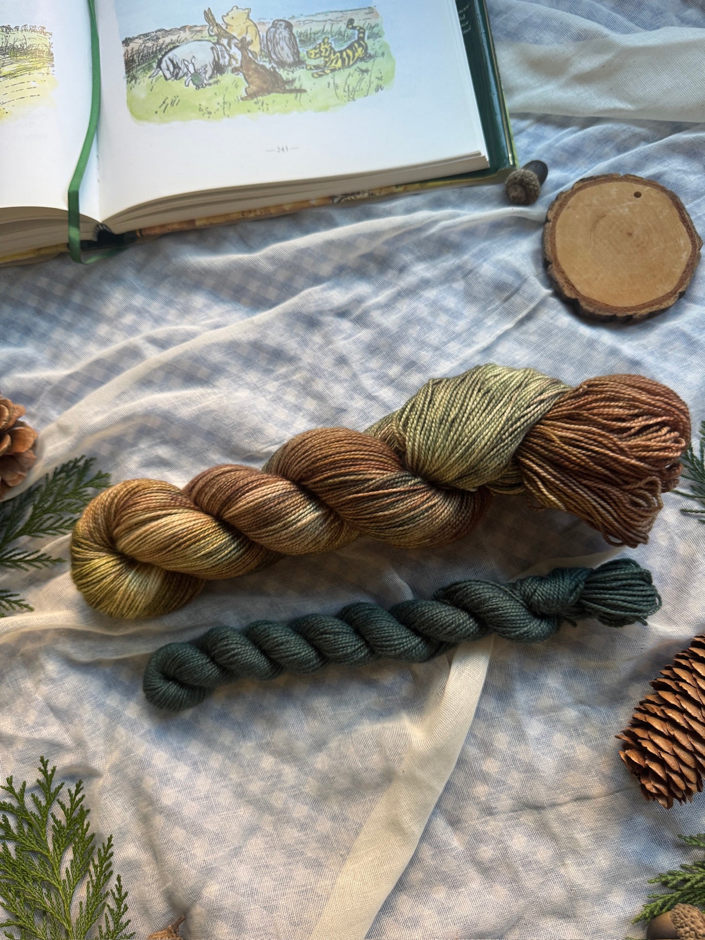 Fir Cones - Winnie the Pooh - Dyed to Order 6-8 Weeks - NEW