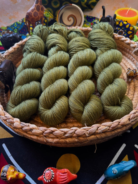 Slimy, yet Satisfying - Cloud Fluff - Lion King - Hand Dyed Yarn - NEW