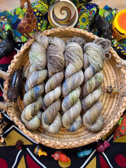 Stampede! In the Gorge! - Lion King - Hand Dyed Yarn - DYED TO ORDER - 6-8 Weeks - NEW