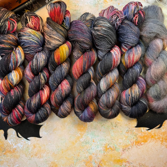 Tairn & Sgaeyl - Fourth Wing - Hand Dyed Yarn - DYED TO ORDER - 6-8 Weeks - NEW