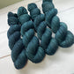 Blue Spruce Tonal - Hand Dyed Yarn - Aran