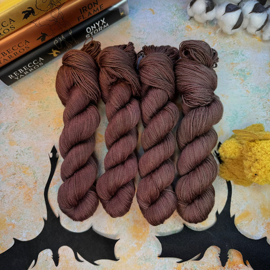 Brown Scorpiontail Cosy DK - Fourth Wing - Hand Dyed Yarn - NEW