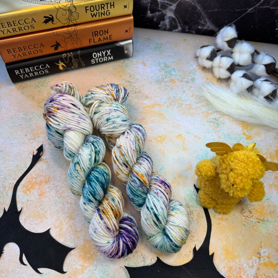 Signets Cloud Fluff - Fourth Wing - Hand Dyed Yarn - NEW