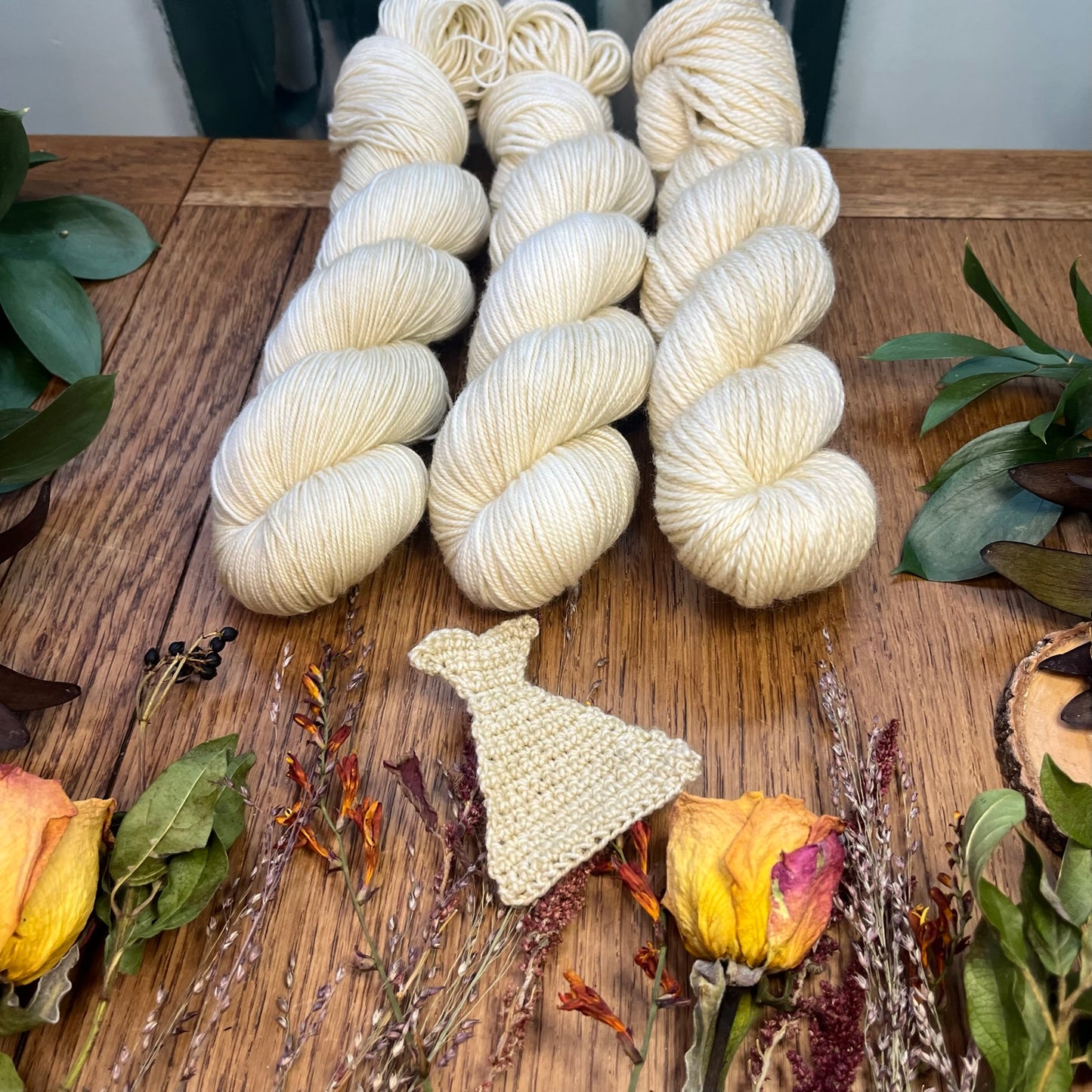 The Bride - Cosy 4 Ply - Hand Dyed Yarn