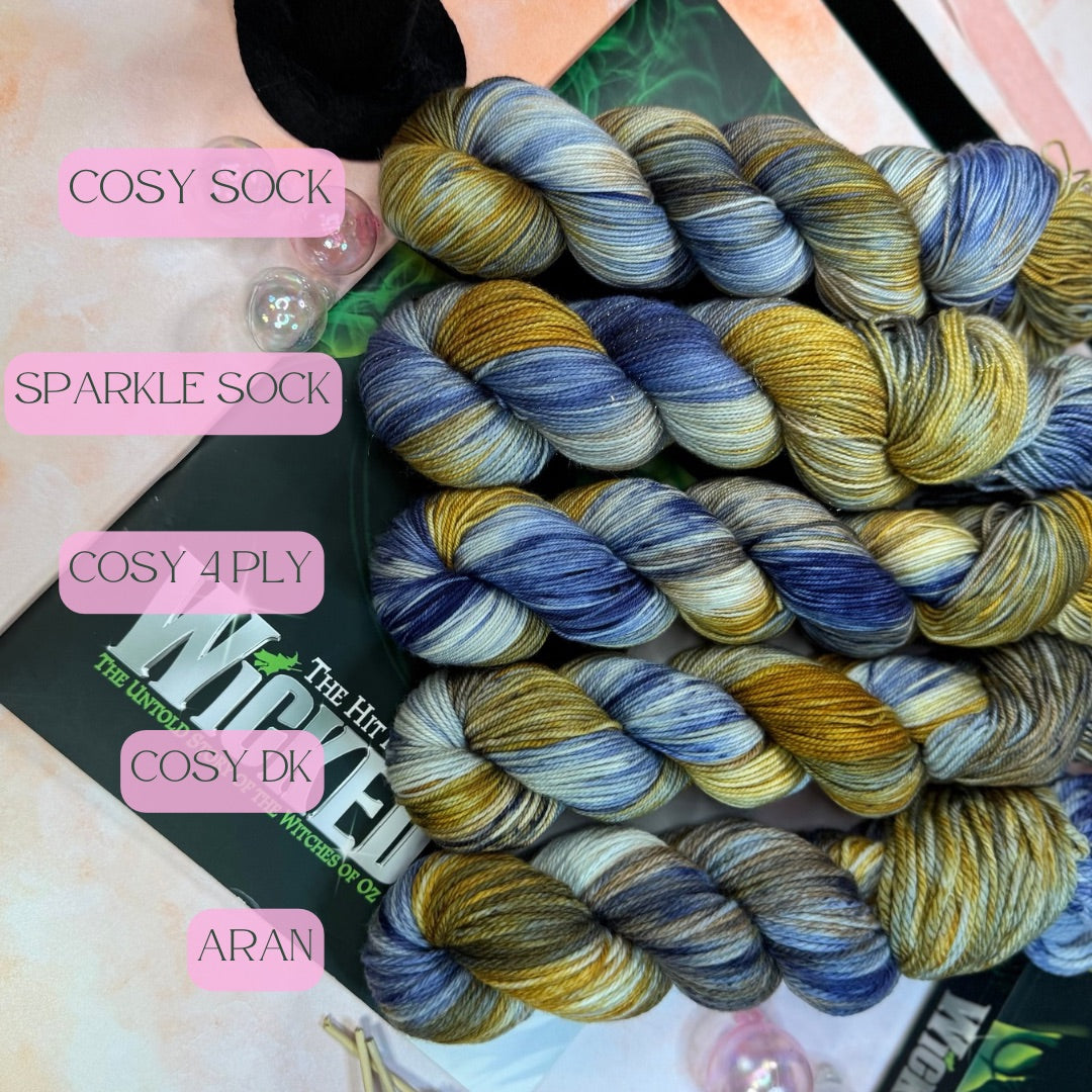 Fiyero - Cosy DK - Wicked Musicals Collection - Hand Dyed Yarn