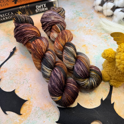 Xaden Riorson - Fourth Wing - Hand Dyed Yarn - DYED TO ORDER - 6-8 Weeks - NEW