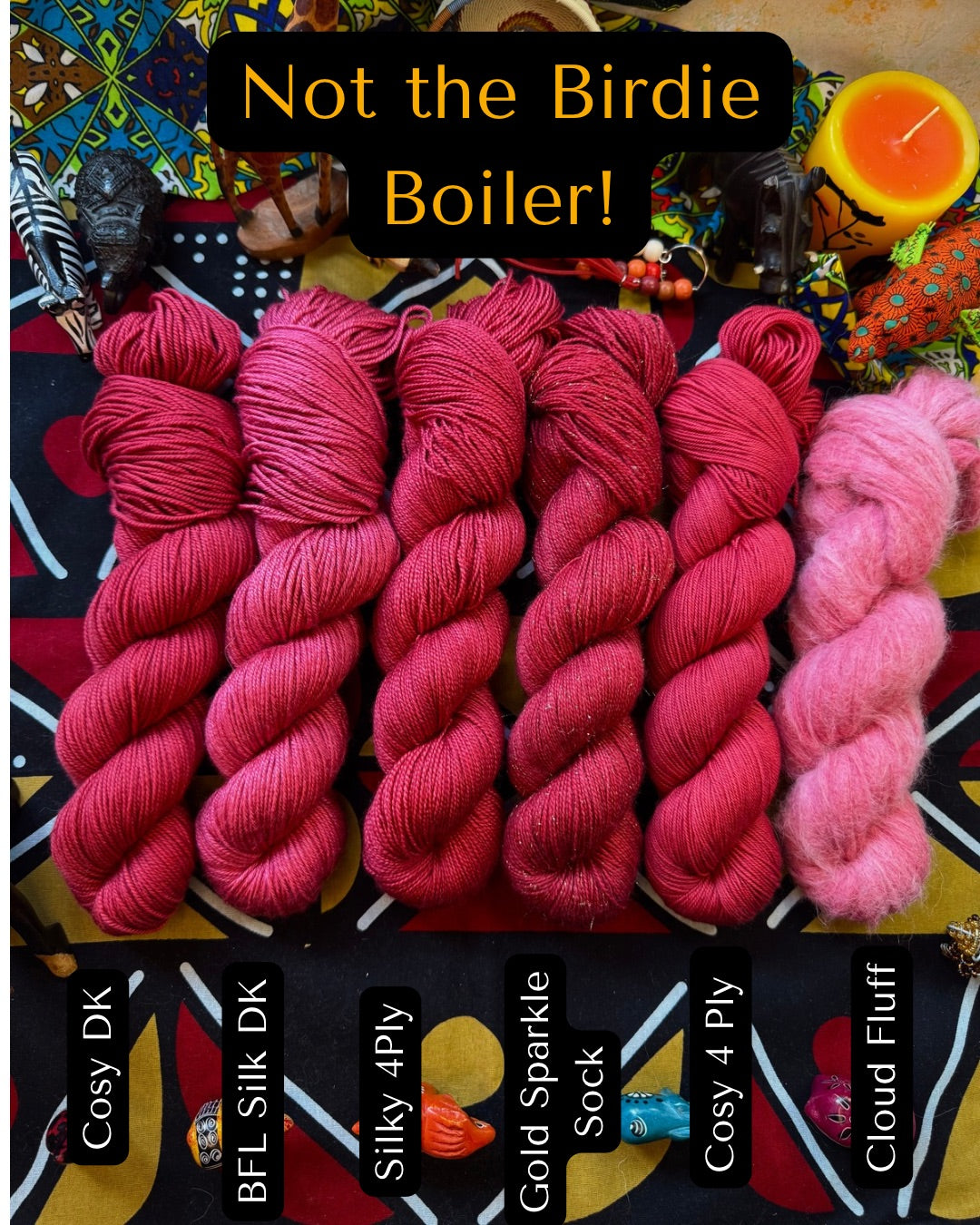 Not the Birdie Boiler! - Lion King - Hand Dyed Yarn - DYED TO ORDER - 6-8 Weeks - NEW