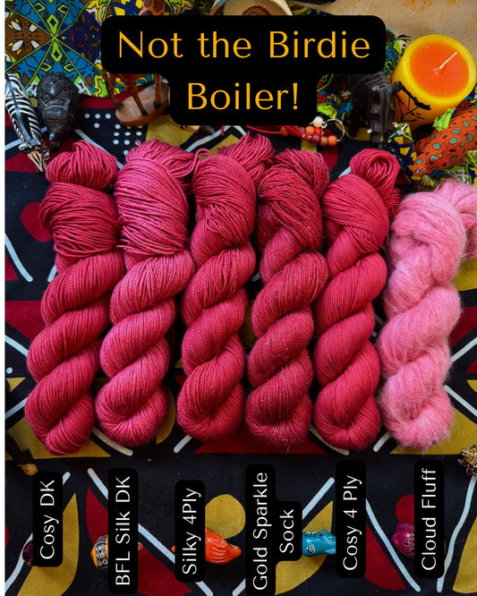 Not the Birdie Boiler! - Lion King - Hand Dyed Yarn - DYED TO ORDER - 6-8 Weeks - NEW