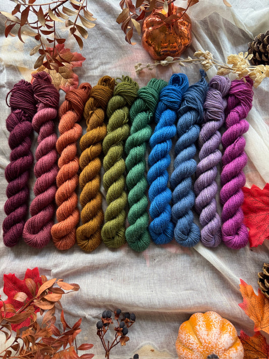 Tonal Mini Skeins - Gilmore Girls - DYED TO ORDER - NEW
