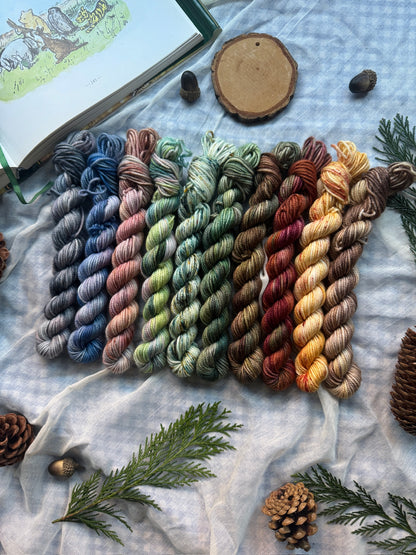 10 Mini Skein Set - Winnie the Pooh - Dyed to Order 6-8 Weeks - NEW