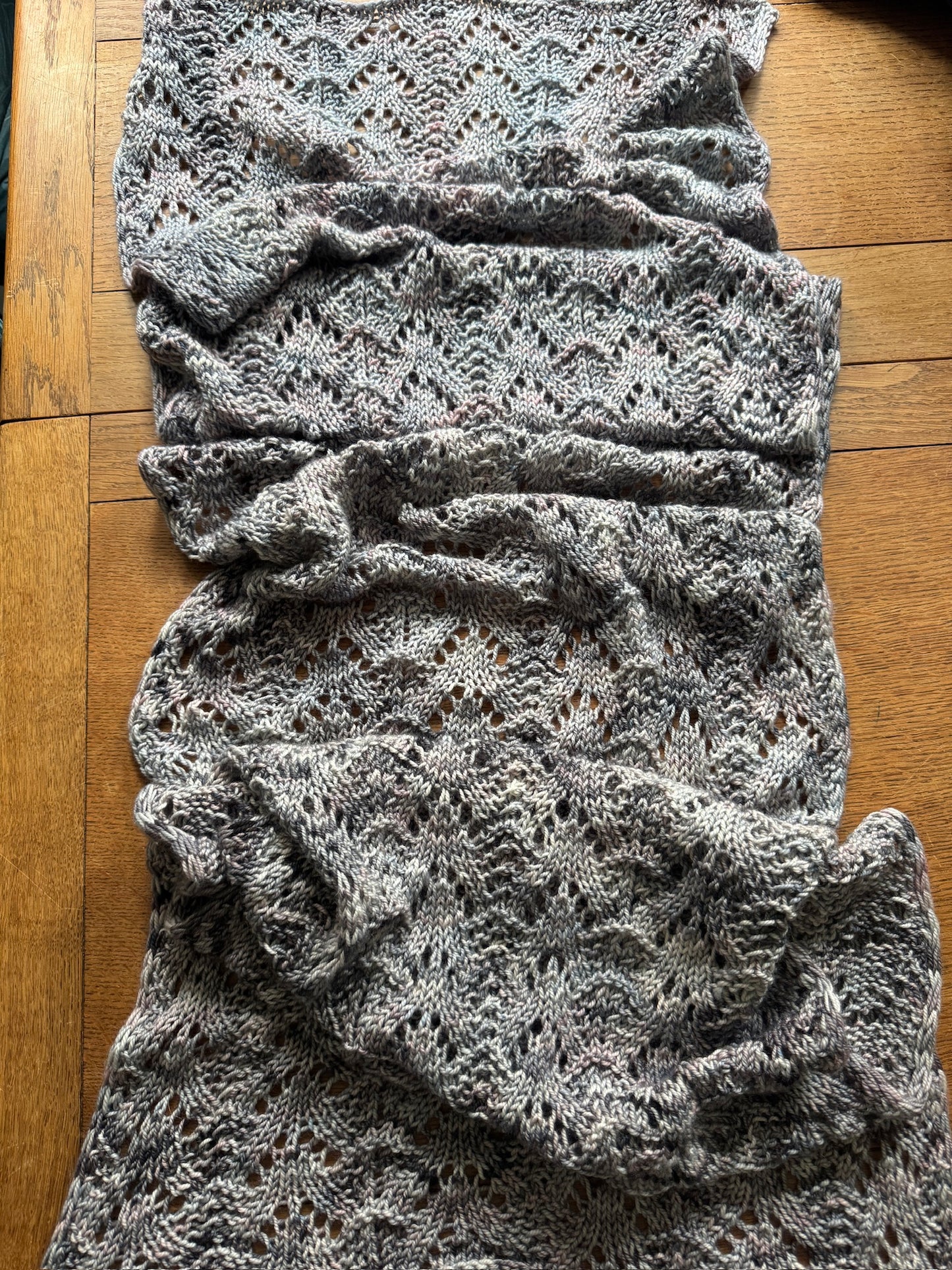 Yorkshire Shawl -  KNITTING Shawl Pattern - Intermediate - NEW