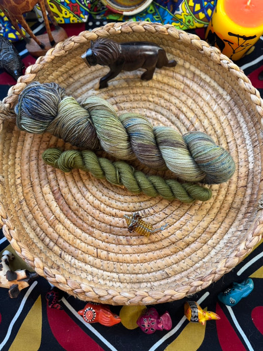 Stampede! In the Gorge! Sock Set - Lion King - Hand Dyed Yarn - NEW