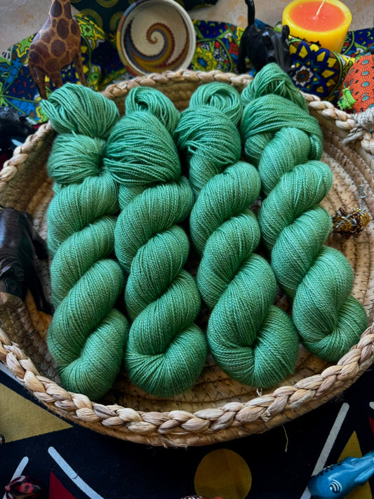 The Lion Sleeps Tonight - Cloud Fluff - Lion King - Hand Dyed Yarn - NEW