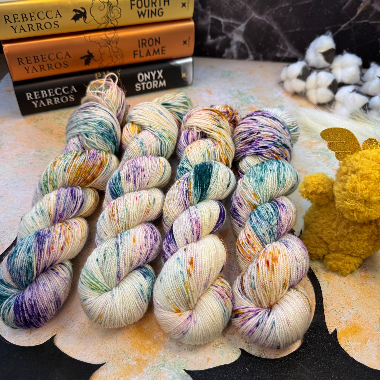 Signets Cloud Fluff - Fourth Wing - Hand Dyed Yarn - NEW
