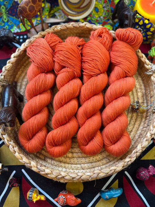 Hakuna Matata - Gold Sparkle Sock - Lion King - Hand Dyed Yarn - NEW