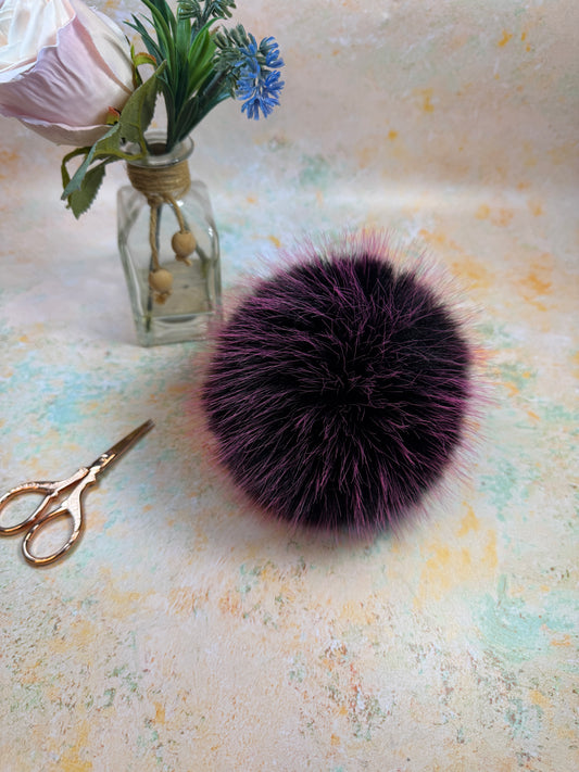 Good Witch handmade faux fur pom pom - NEW