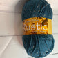1 x 400g Ball of James C Brett Rustic Aran Tweed - Blue