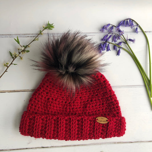 Simple Chunky Crochet Hat Pattern - Easy