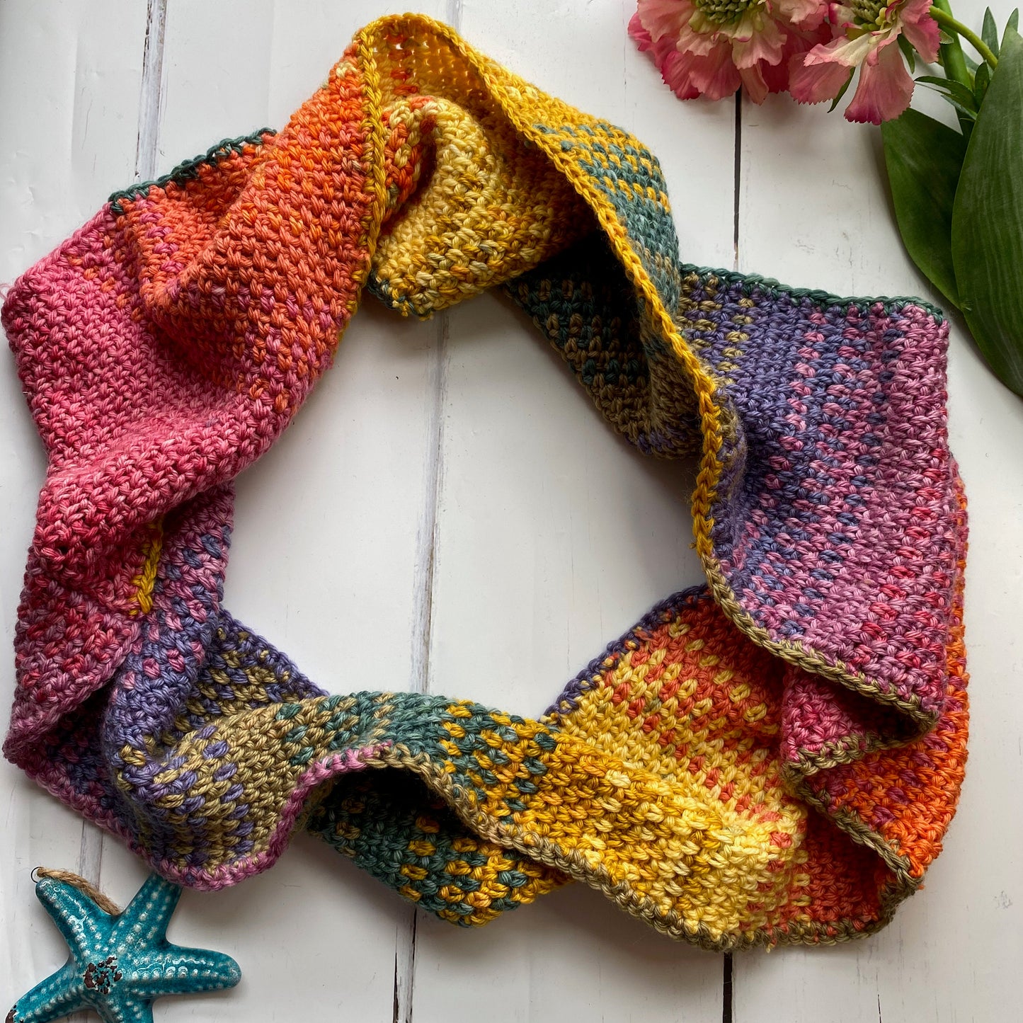 Light Fantastic Cowl Pattern - CROCHET - PDF Digital Download